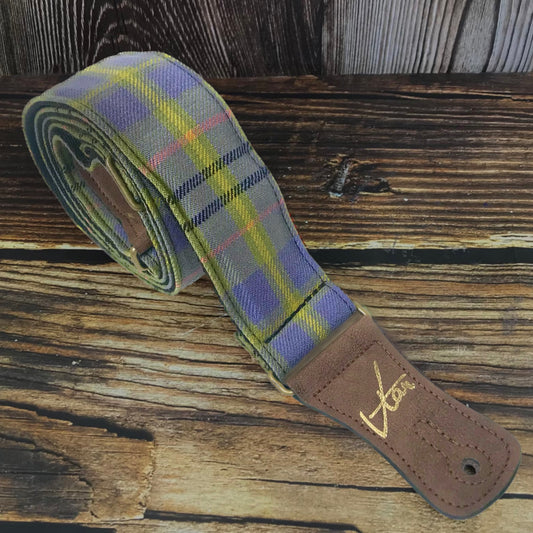 Vtar Vegan Guitar Strap - Ancient Taylor Tartan