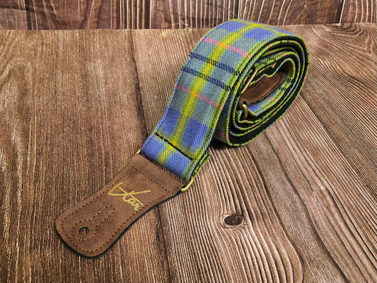 Vtar Vegan Guitar Strap - Ancient Taylor Tartan