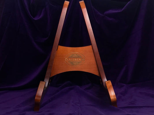 The Universal Wooden Dannan Display Guitar Stand - Mahogany