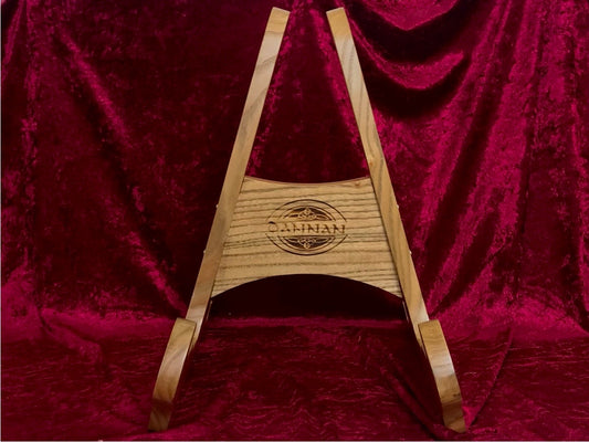 The Universal Dannan Wooden Display Guitar Stand - Light Walnut