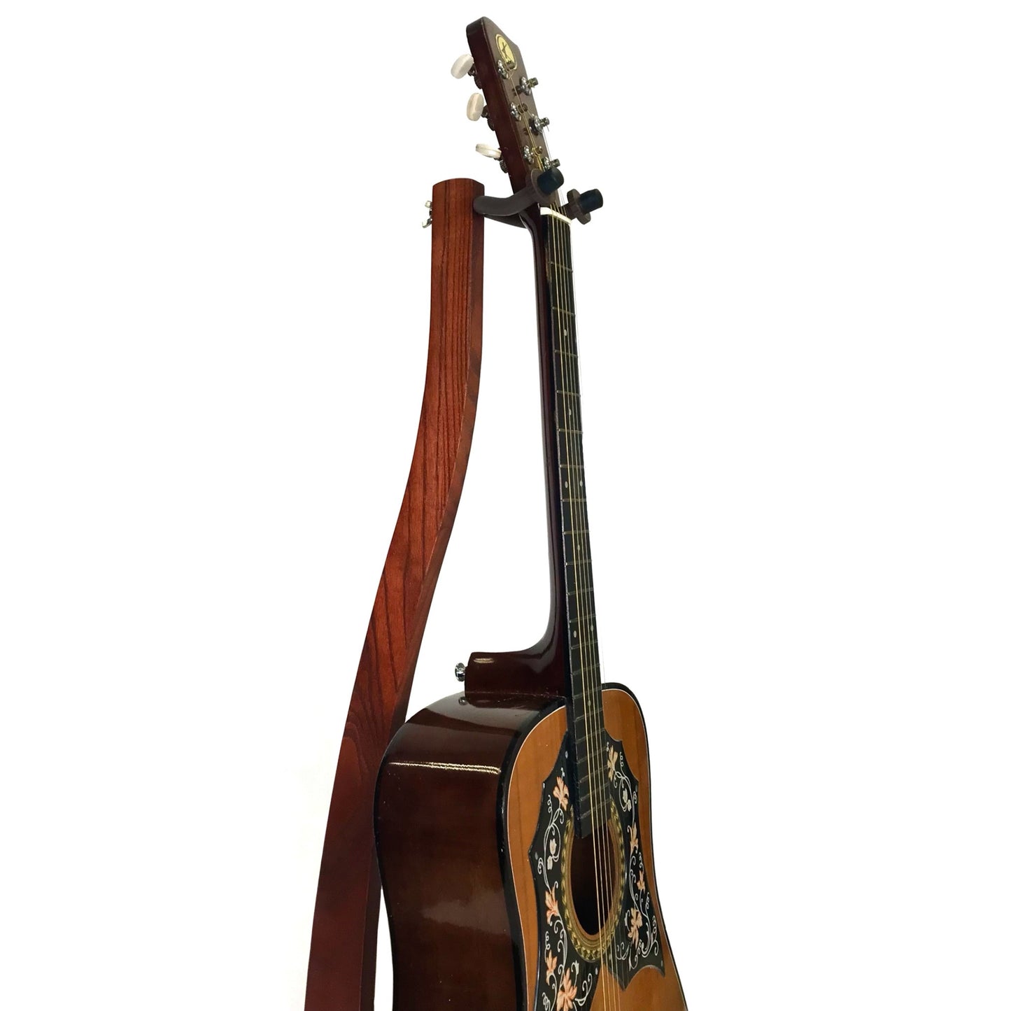 Dannan Wooden Upright Guitar Stand - Brown