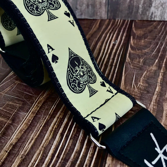 Guitar Strap - Vegan Ace of Spades Strap by Vtar