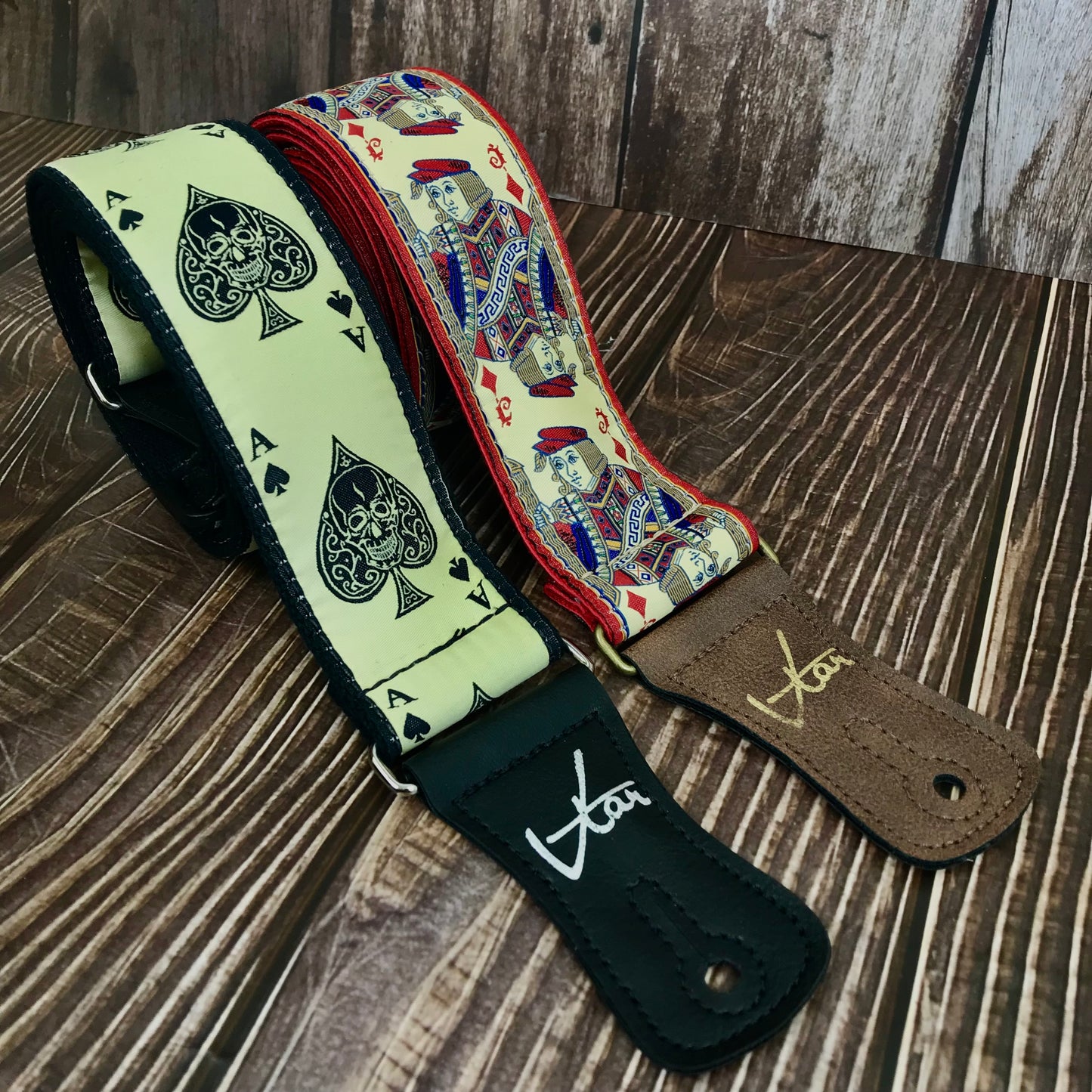 Guitar Strap - Vegan Ace of Spades Strap by Vtar
