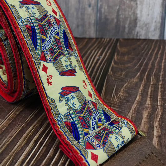 Guitar Strap - Vegan Jack of Diamonds Strap by Vtar