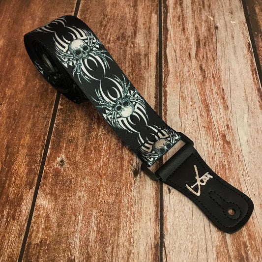 Fang Skull Webbing Guitar Strap