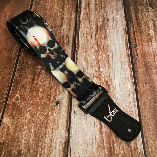 Glost Skull Webbing Guitar Strap