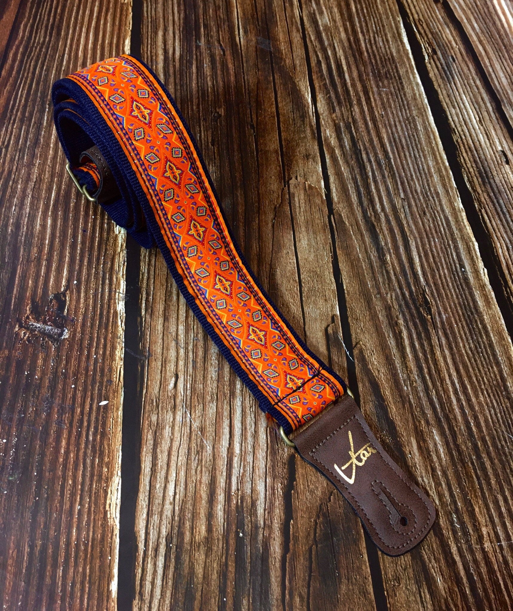 The Jimmy Page Strap – Vtar Handmade Vegan Guitar Straps - Made in the UK