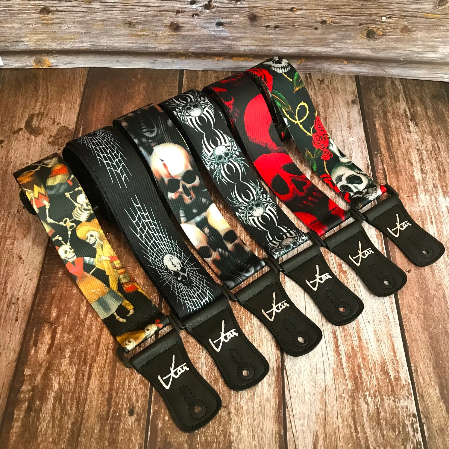 Skull Guitar Strap Collection