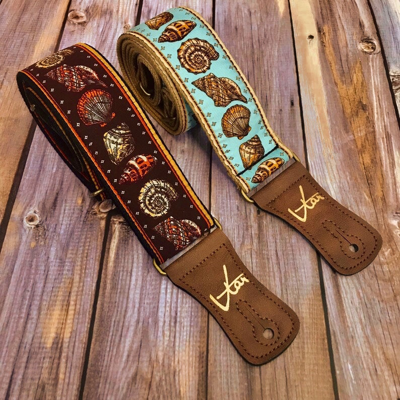 Seashell Guitar Strap Collection