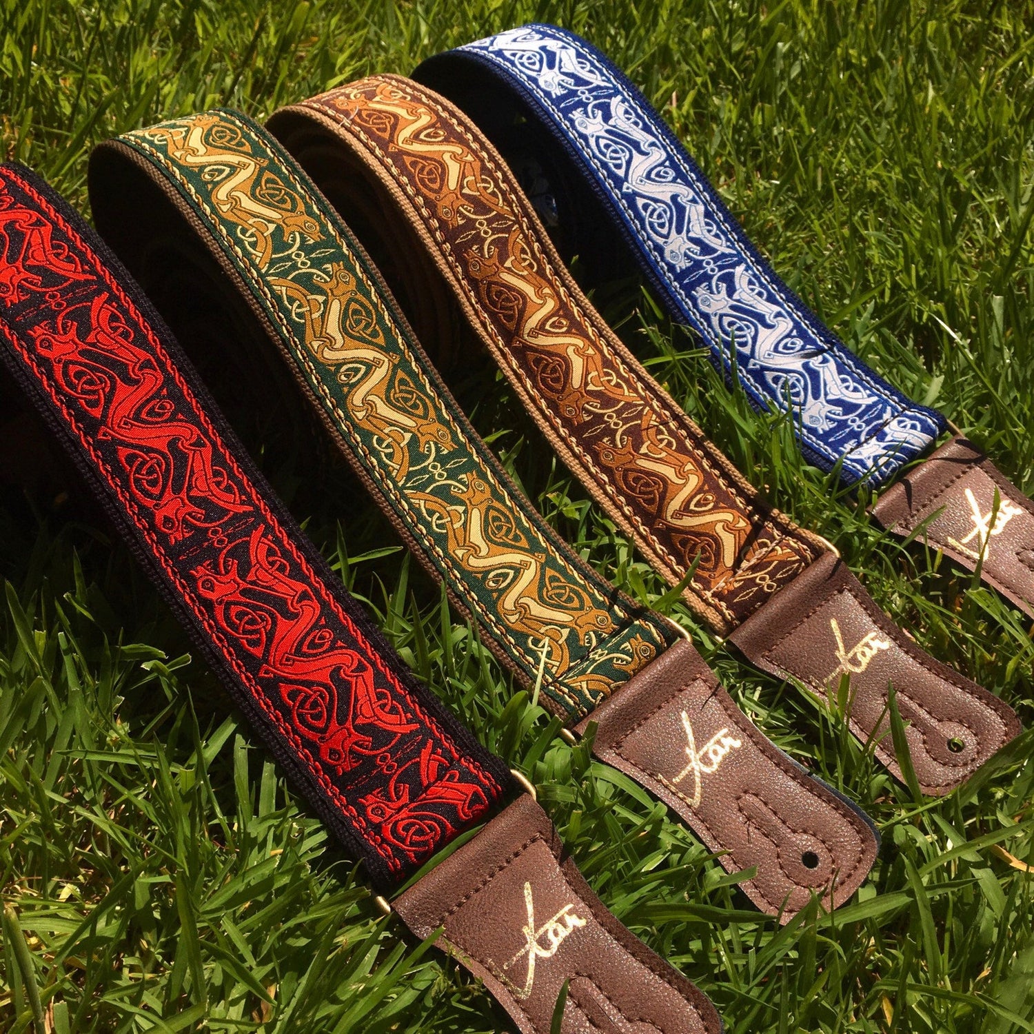 Celtic Beast Guitar Strap Collection