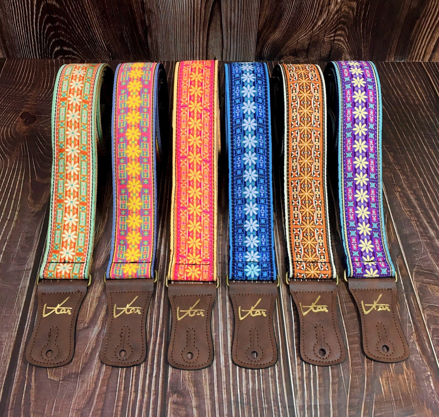 Flower Chain Guitar Strap Collection