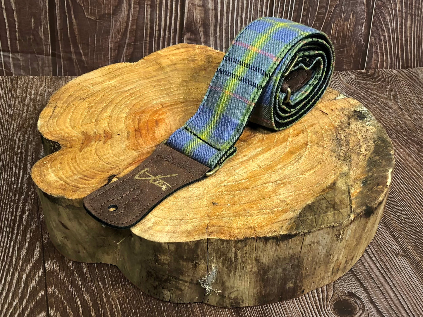 Vtar Vegan Guitar Strap - Ancient Taylor Tartan