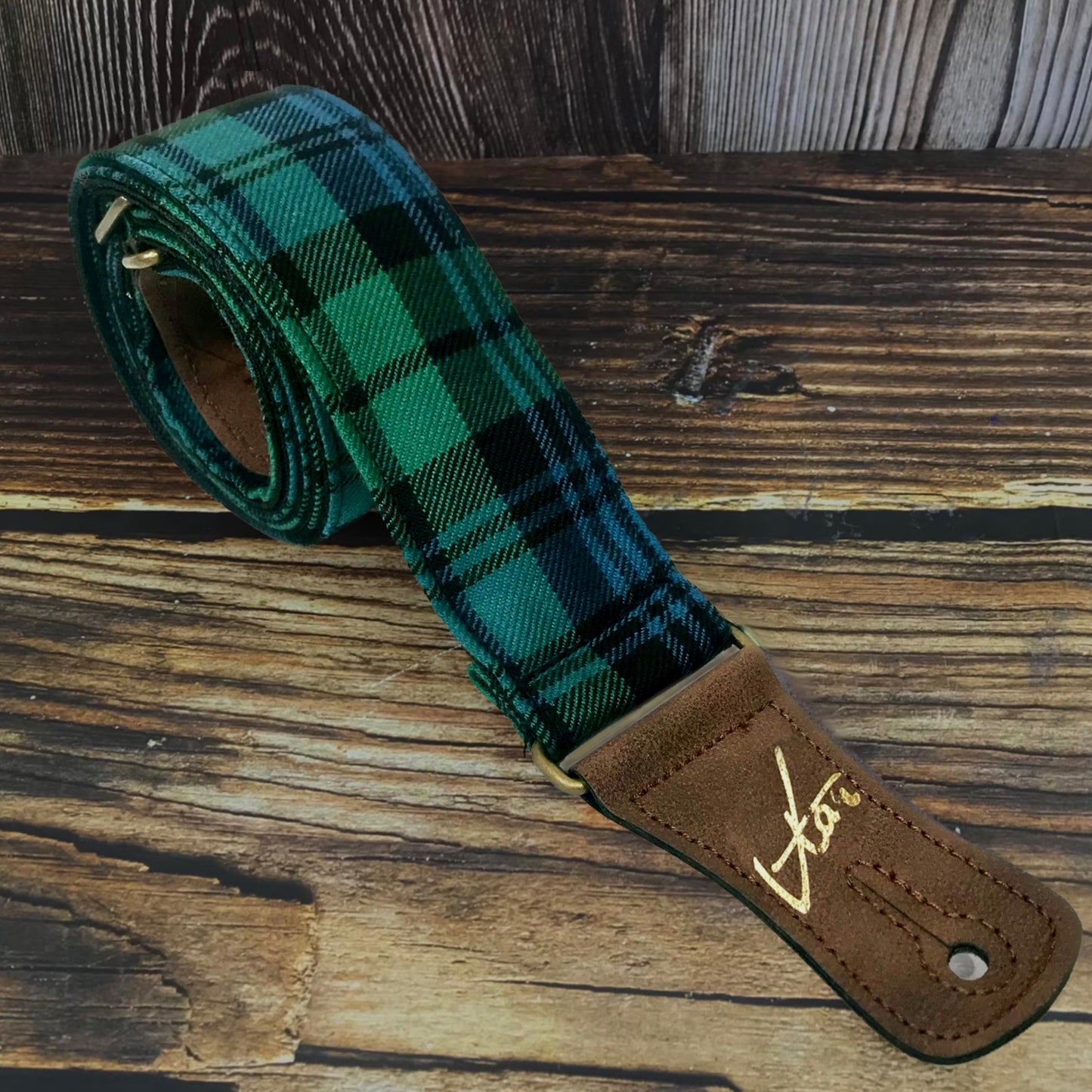 Vtar Vegan Guitar Strap - Campbell Tartan