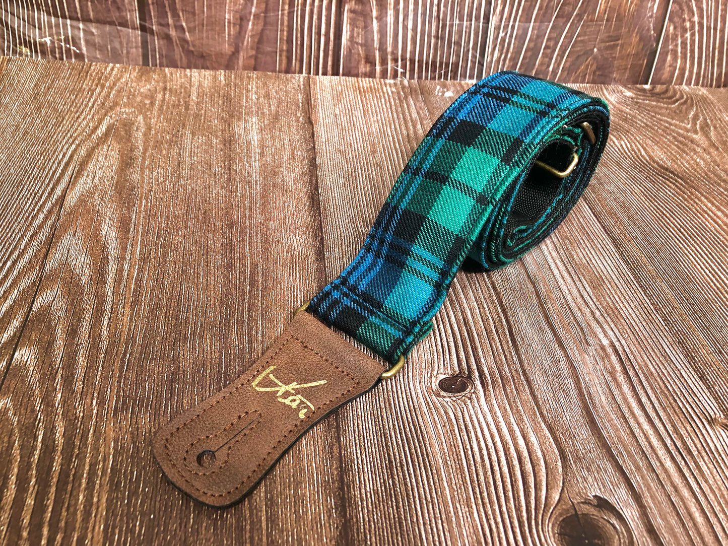 Vtar Vegan Guitar Strap - Campbell Tartan