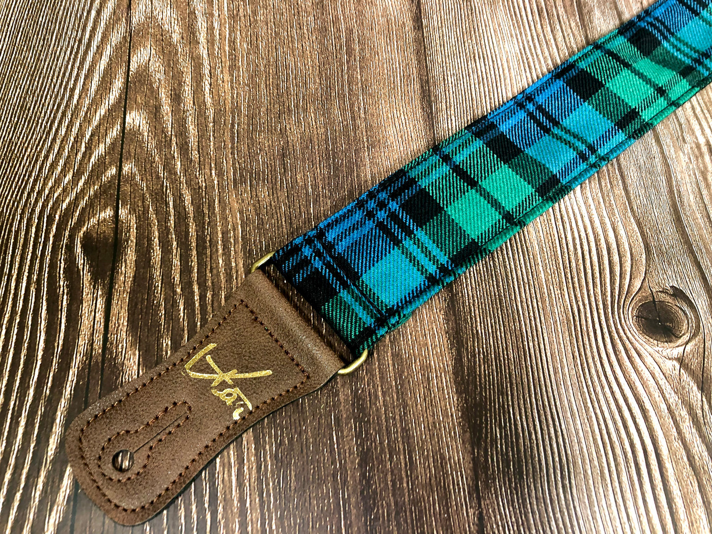 Vtar Vegan Guitar Strap - Campbell Tartan