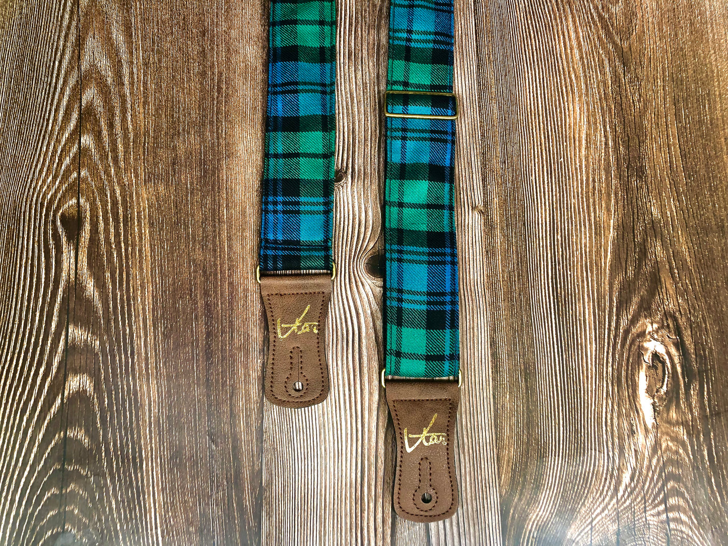 Vtar Vegan Guitar Strap - Campbell Tartan