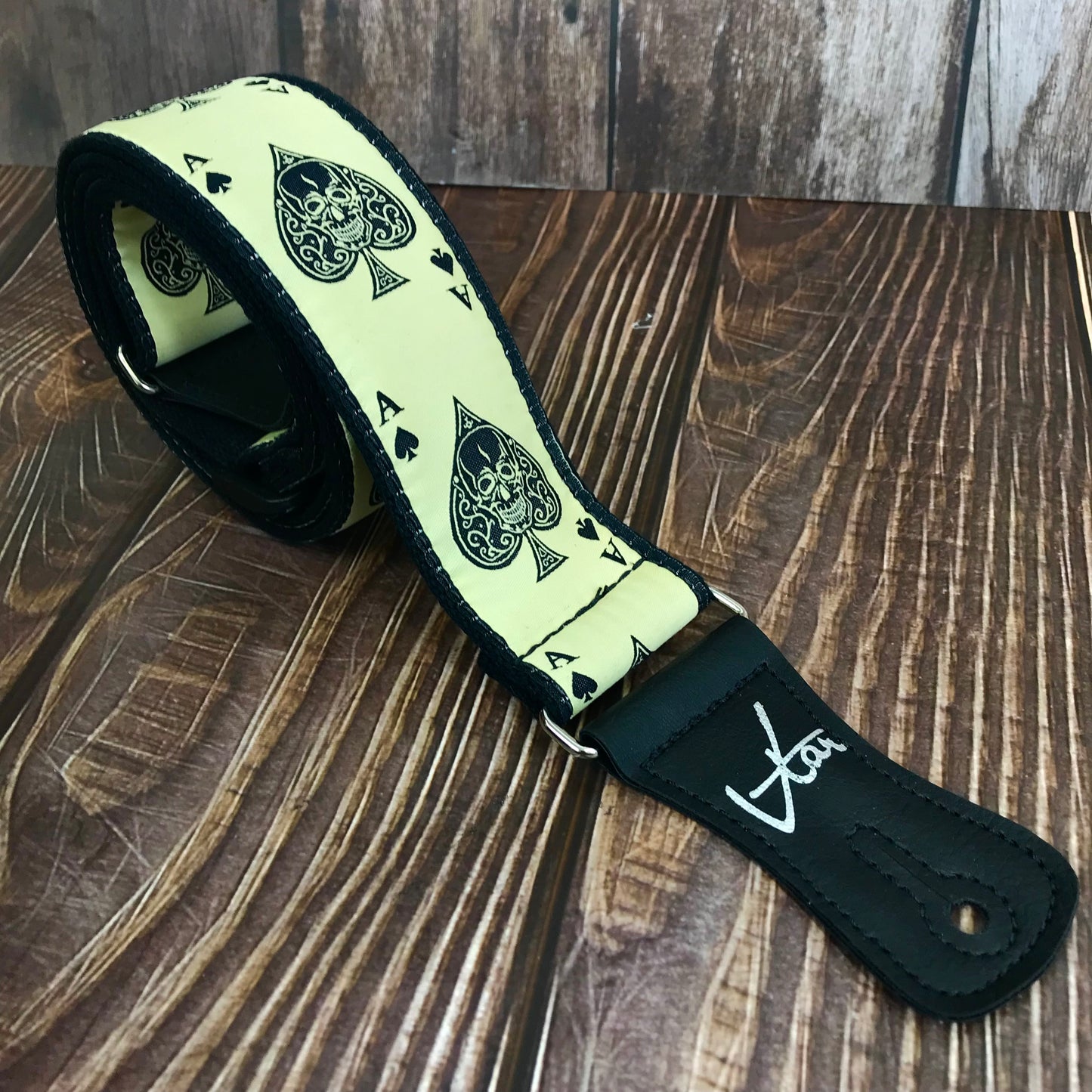 Guitar Strap - Vegan Ace of Spades Strap by Vtar